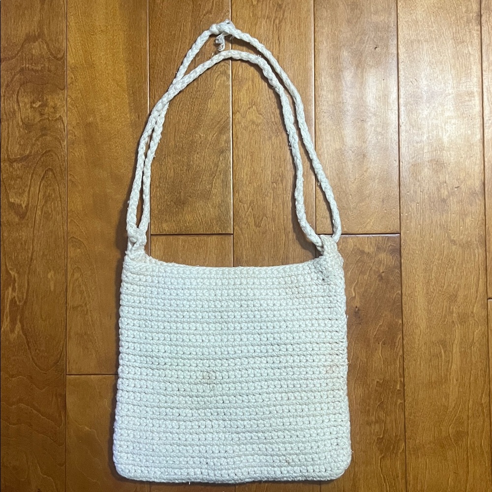 Handmade Floral Crochet Shoulder Bag Purse Boho Indie Multi-Color - Picture 5 of 6